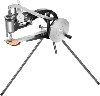 Handmatige lederen naaimachine