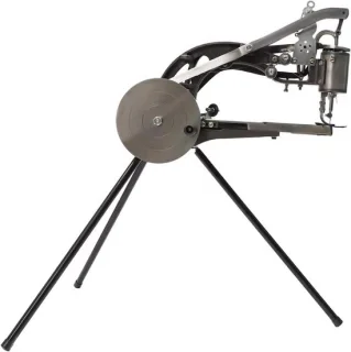 Handmatige naaimachine - schoenmaker machine - zwart