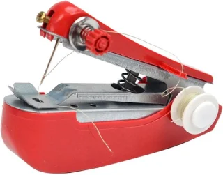 Handnaaimachine compact stikmachine 11 cm rood