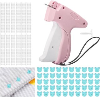 De Handnaaimachine labelpistool (roze) in één oogopslag