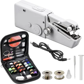 Handnaaimachine mini wit