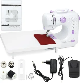 Handnaaimachine tweelingnaald (Paars)