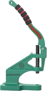 Handpers Drukknopenpers 38 cm Groen