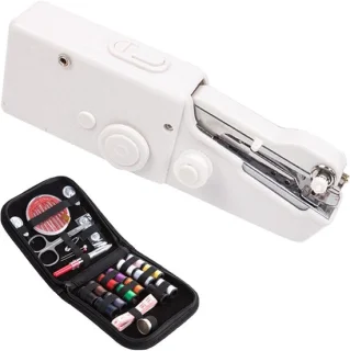 Handzame mini naaimachine wit