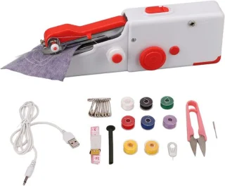 Handzame naaimachine mini naaier zilver