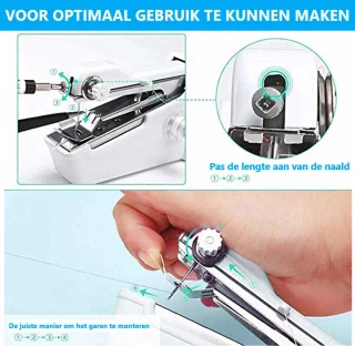 JC Handy Stitch Handnaaimachine - Draagbare Reisnaaimachine