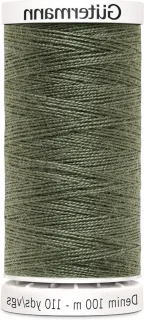 Jeansgaren 100 meter polyester blauw