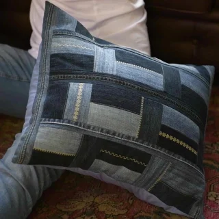 Jeansgaren set – naaimachine draad – 100 meter rol – denim kleurenkaart