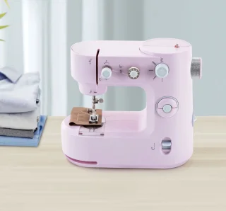 J&R Mini Draagbare Naaimachine Paars