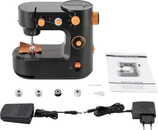 J&R Mini Draagbare Naaimachine Paars
