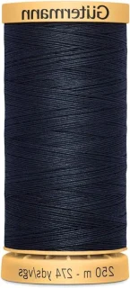 Katoenen naaigaren donkerblauw 250m