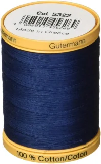 Katoenen naaigaren marineblauw