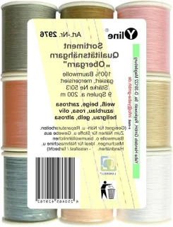 Katoenen naaigaren spoel 200 m - pastel