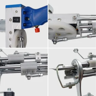 Kibus Tufting Gun 2in1 Zwart Starterskit