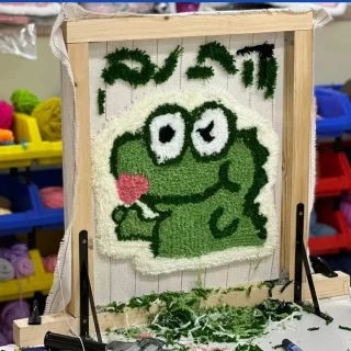 Kibus Tufting Gun 2in1 Zwart Starterskit