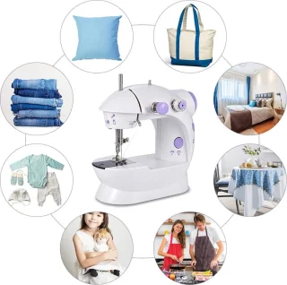 Kindernaaimachine Mini Wit/Paars