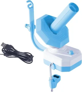 Klusjes Klaren garenopwinder voor breimachine - 8.7x5.5x11.8 inch - zwart