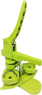 Knopenmaker machine badge pers 44 mm set groen
