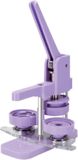 Knopenmaker machine badgepers zwart