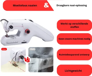LifeStages Draagbare Elektrische Handnaaimachine