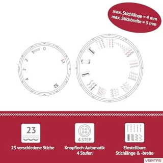Mechanische Naaimachine Roze