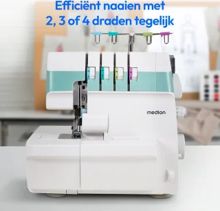MEDION overlock naaimachine SO90 MD19169 turquoise