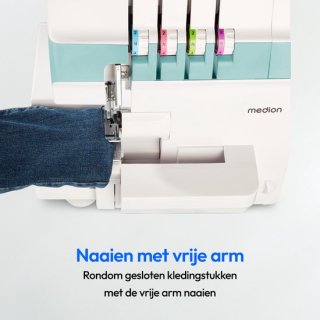 MEDION overlock naaimachine SO90 MD19169 turquoise review