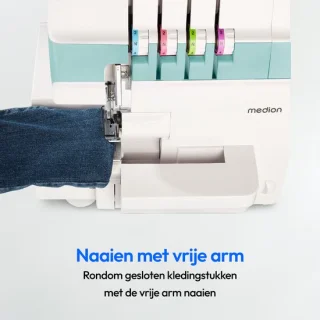 MEDION overlock naaimachine SO90 MD19169 turquoise