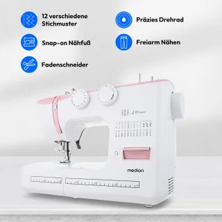 MEDION SM60 naaimachine roze