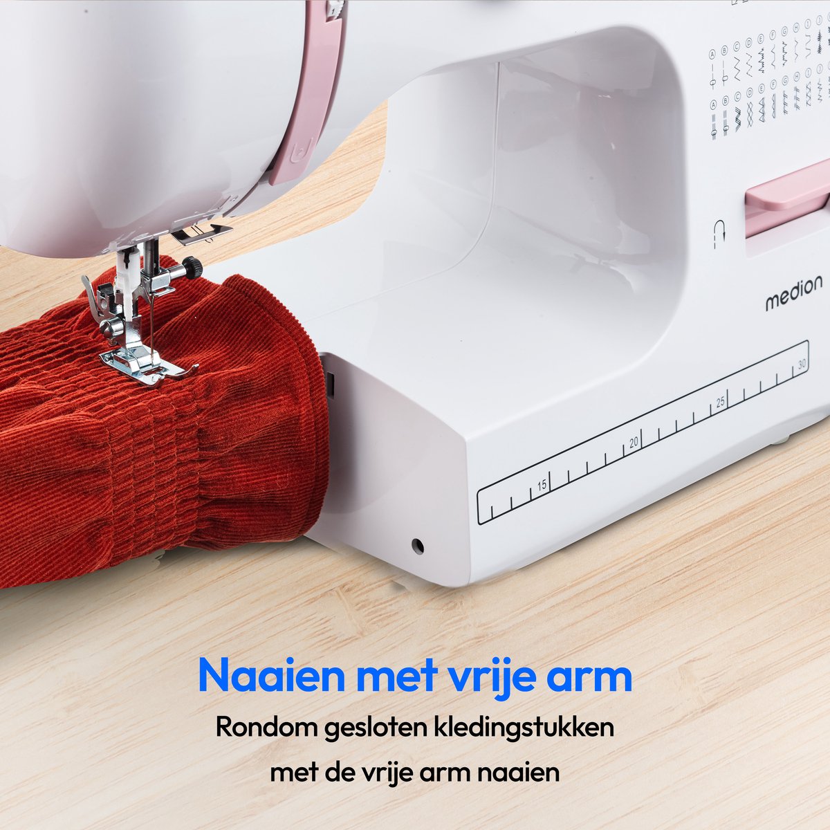 MEDION SM70 naaimachine roze MD11179
