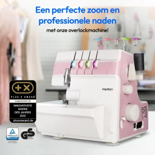 MEDION SO90 overlock naaimachine MD19169 roze