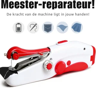 Merkloos Mini elektrische naaimachine