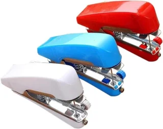 Merkloos Mini-handnaaimachine - 3 stuks