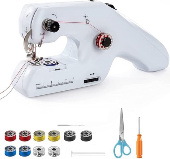 Mini draadloze handnaaimachine compact draagbaar