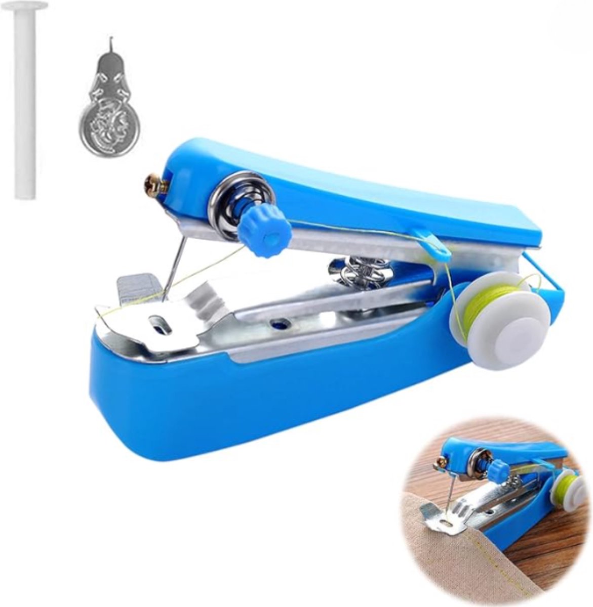 De Mini Draadloze Handnaaimachine Compact & Draagbaar in één oogopslag