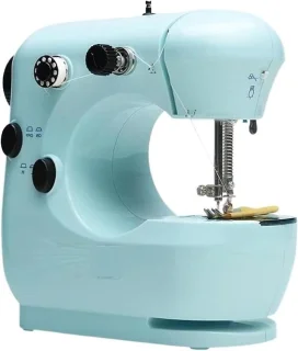 Mini draagbare naaimachine - wit