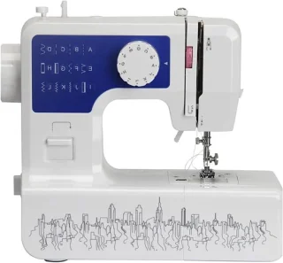 Mini elektrische naaimachine Blauw