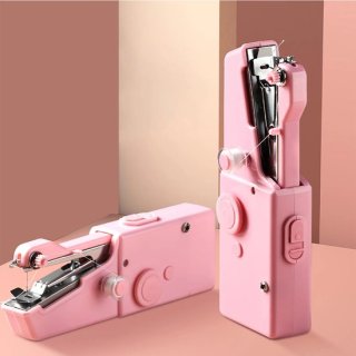 Mini elektrische naaimachine handmodel - roze review
