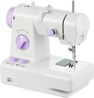 Mini handheld naaimachine wit