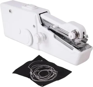 Mini handnaaimachine 20.5 cm wit