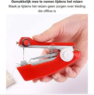 Mini Handnaaimachine Draadloos Handheld Compact