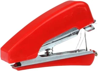 Mini handnaaimachine - draagbaar - rood