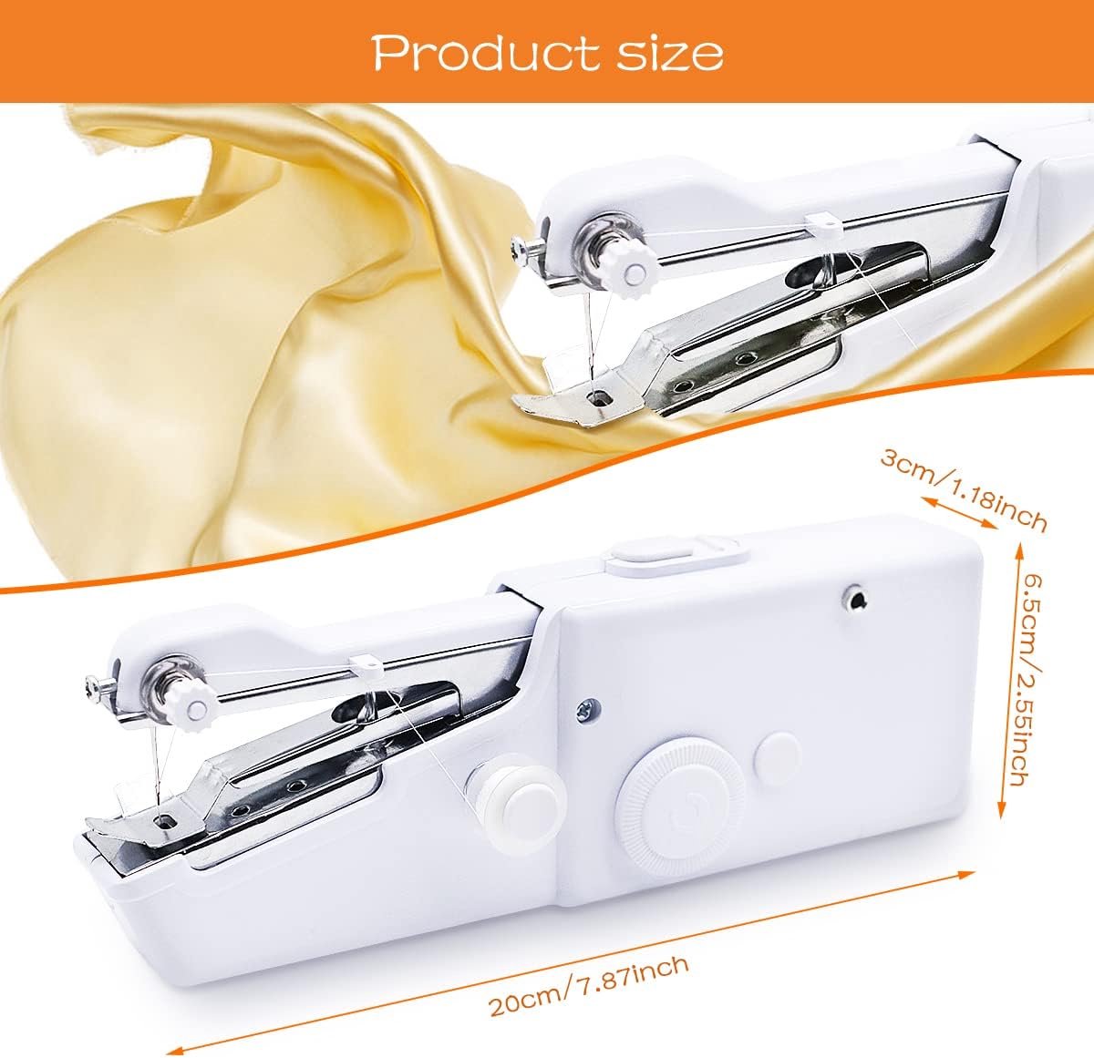 Wat vinden we goed aan de Mini Handnaaimachine Draagbaar Wit