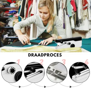 Mini Handnaaimachine - Draagbare Elektrische Naaimachine