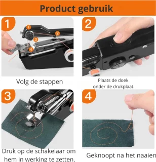 Wat vinden we goed aan de Mini Handnaaimachine - Naaiset