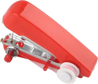 Mini handnaaimachine rood