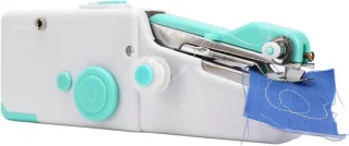 Mini handnaaimachine - wit - 20,5 cm