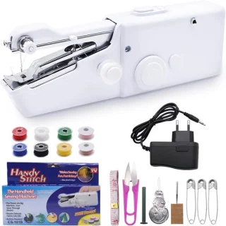 Mini Handnaaimachine Wit - Draagbare Naaimachine