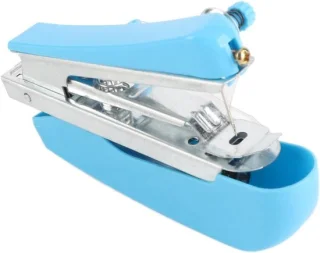 Mini handnaaimachine wit