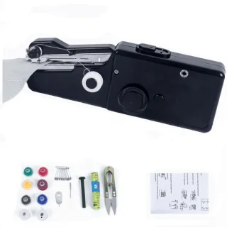 Mini handnaaimachine wit